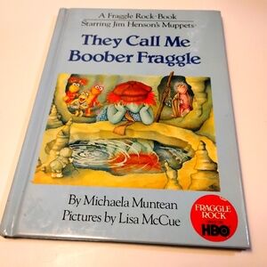 Boober Fraggle Rock Vintage story book Classic HBO show gift idea